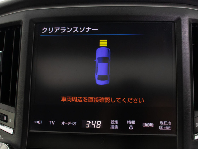 クリアランスソナーが付いています!フロント&リアにセンサーがあり、障害物に近づくと警告音が鳴りドライバーへお知らせ!すごく便利な人気装備です!!