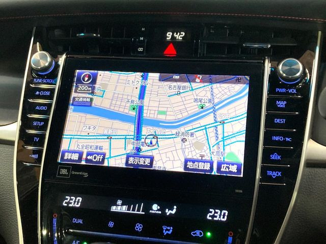 【JBLサウンドシステム付き純正ナビ】充実のナビ機能はもちろん、高度なチューニング能力が搭載されており、高音質な音楽をお楽しみいただけます♪