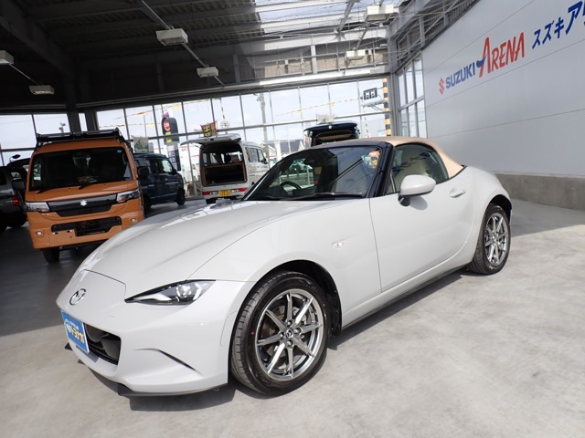 ロードスター（マツダ）1.5 S レザーパッケージ V セレクション　マツダコネクトナビ フルセグTV 中古車画像