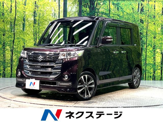 スペーシアカスタムZターボ デュアルカメラブレーキサポート 4WD