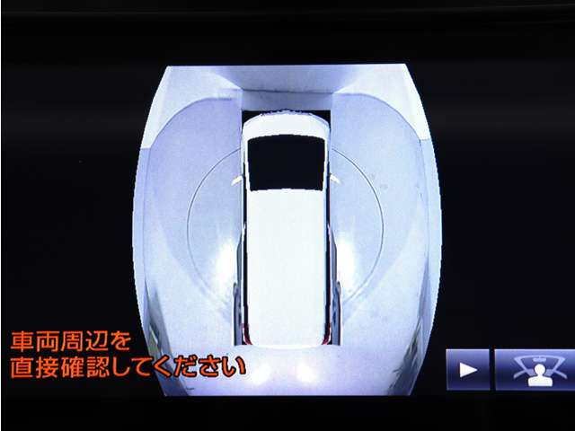(�p�m���~�b�N�r���[���j�^�[)�{�^����őO�㍶�E4�̃J�����ɂ��A���A���^�C���ŎԂ��ォ�猩���낵���悤�ȉf�����i�r��ʂɉf���܂��B��ގ��ɂ��g���܂��̂ŁA���S���ĉ^�]���邱�Ƃ��ł��鑕���ł���