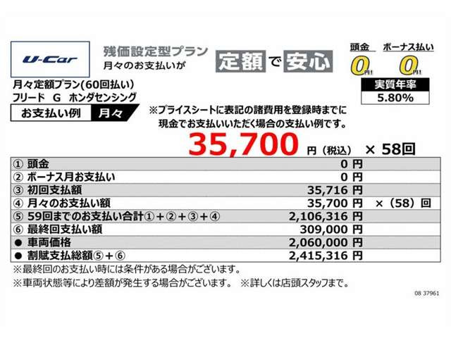 フリード1.5 G ホンダセンシング