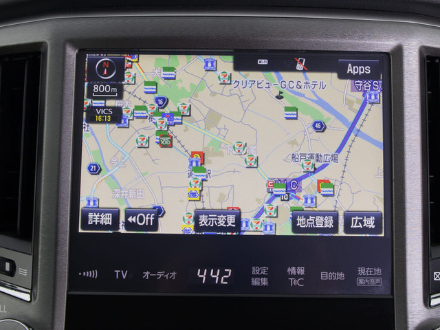 メーカー純正の大画面SDナビが装備されています!操作も簡単!見やすい!純正だからこその使いやすさ!