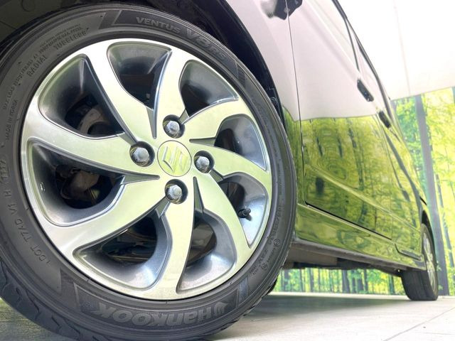 【純正14インチアルミホイール】外観にマッチした純正アルミホイールを装着しております。各種社外アルミホイールや、スタッドレスタイヤも取扱いしております。是非ご相談ください♪