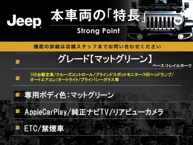 レネゲードマットグリーン 4WD