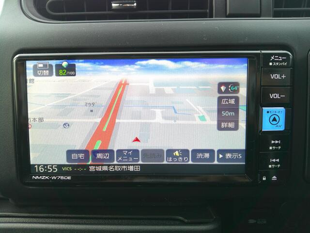 メモリーナビ装備で、知らない場所もあっという間に検索♪ちょっとしたお出かけや旅行もこれでバッチリですね