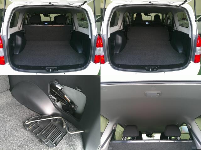 2列目シートを倒せば、ご覧の様なフラットで広大なスペースが確保出来ます。