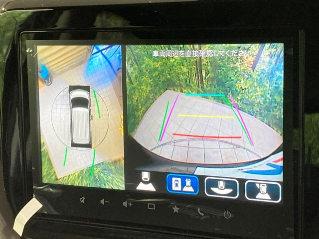 【全方位モニター用カメラ】専用のカメラにより、上から見下ろしたような視点で360度クルマの周囲を確認することができます☆縦列駐車や幅寄せ時に活躍してくれます♪