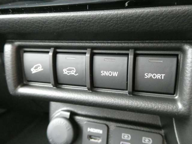 走行状態でモード切替可能です!!