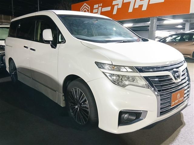 エルグランド（日産）2.5 250ハイウェイスター　純正8インチナビ 純正後席モニター 中古車画像
