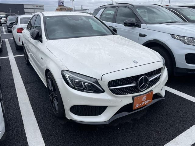 Cクラスセダン（AMG）AMG C43 4マチック 4WD　禁煙車 黒革シート 純正ナビ フルセグTV 中古車画像