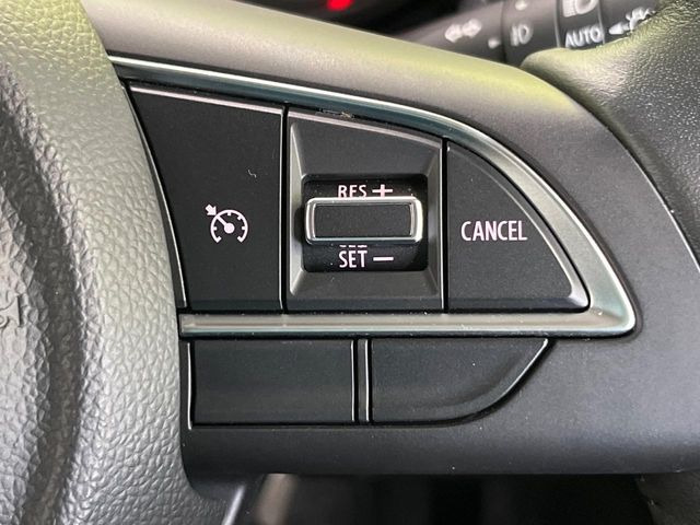 【クルーズコントロール】高速道路もラクラク走行。アクセルを離しても一定速度で走行ができ、長距離運転時の負担を軽減!加速・減速も簡単なスイッチ操作で調整できます。