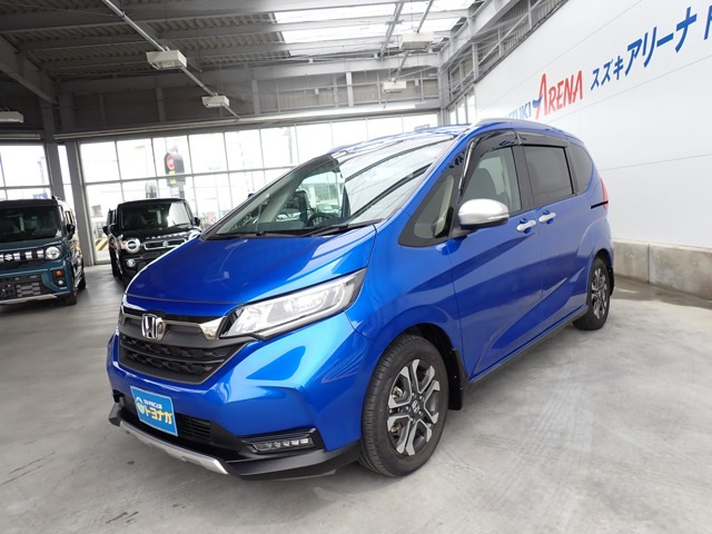 フリード（ホンダ）1.5 ハイブリッド クロスター　ホンダセンシング 純正9インチナビ 中古車画像