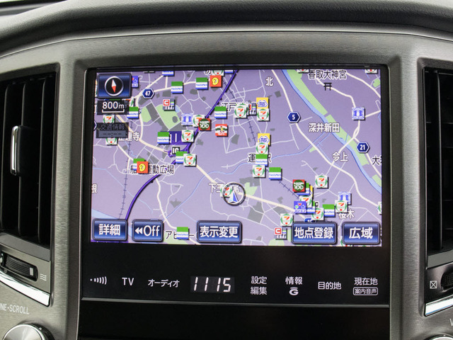 メーカー純正の大画面HDDナビが装備されています!操作も簡単!見やすい!純正だからこその使いやすさ!