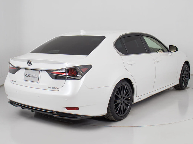 個性的なリアビューで御座います。精悍な佇まいは高級車ならではです。