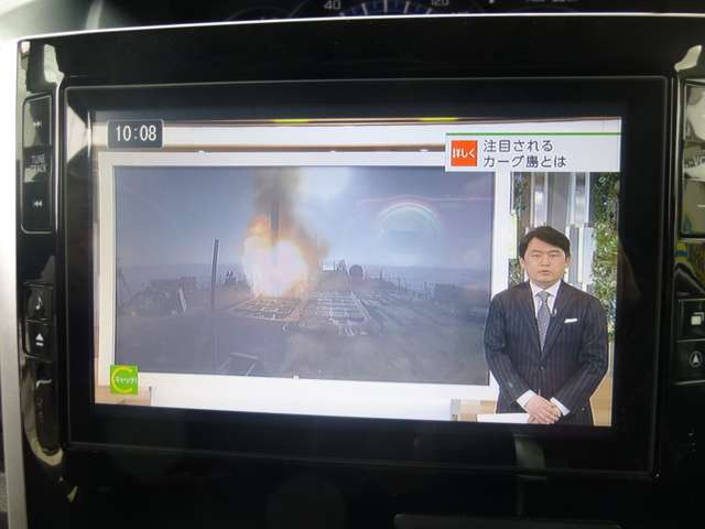 地デジ、ナビテレビ付きです。