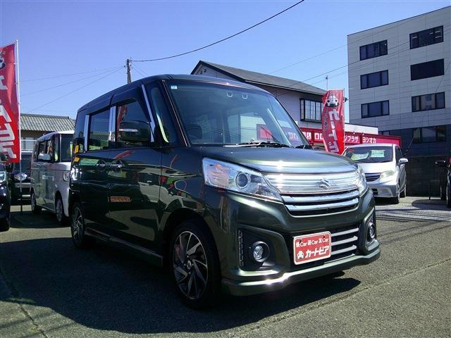 スペーシアカスタムXS ターボ デュアルカメラブレーキサポート 4WD