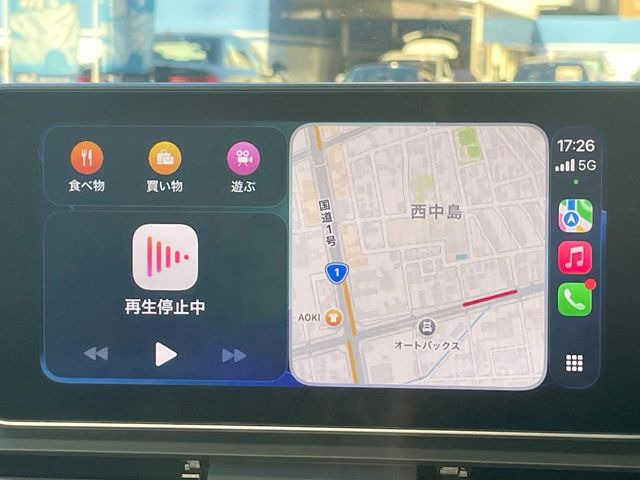 ��Apple Car Play:�X�}�z�Ƃ̗L���ڑ��ŁA�i�r�E�I�[�f�B�I�Đ��ȂǃX�}�z�̃A�v���@�\����ʂł��g����֗��@�\�ł�!