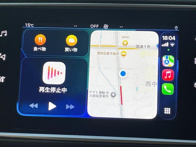 ��Apple Car Play:�X�}�z�Ƃ̗L���ڑ��ŁA�i�r�E�I�[�f�B�I�Đ��ȂǃX�}�z�̃A�v���@�\����ʂł��g����֗��@�\�ł�!