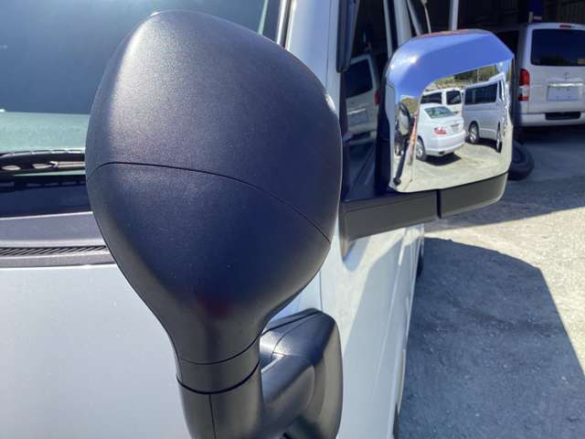 メッキ電動格納ミラー!