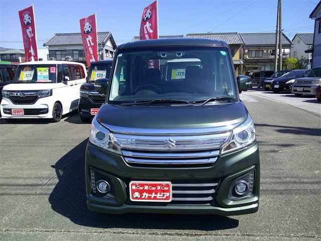 スペーシアカスタムXS ターボ デュアルカメラブレーキサポート 4WD