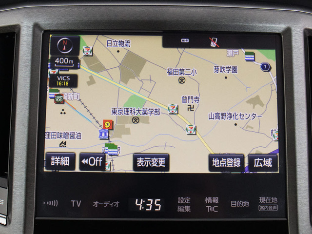 メーカー純正の大画面SDナビが装備されています!操作も簡単!見やすい!純正だからこその使いやすさ!