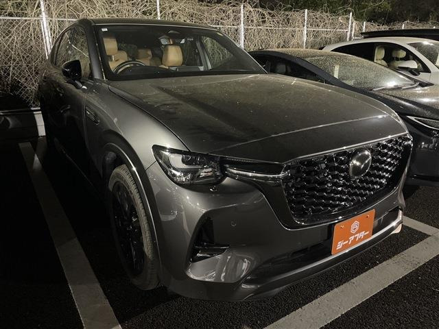 CX-60（マツダ）2.5 PHEV プレミアムスポーツ 4WD　禁煙車 純正12.3型ナビ サンルーフ 中古車画像