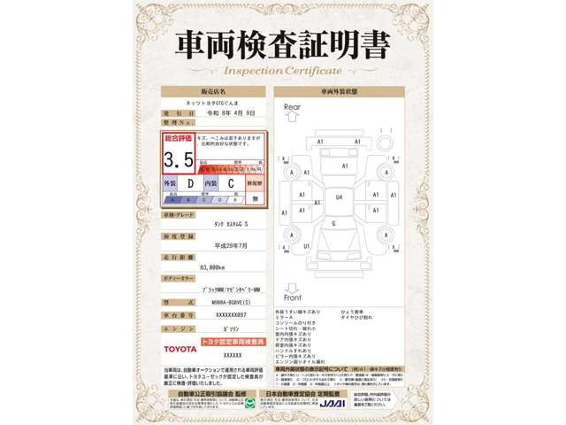 タンク1.0 カスタム G S