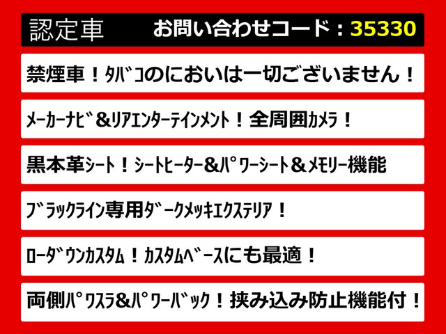 エルグランド2.5 ライダー ブラックライン 黒本革シート