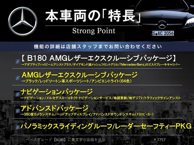 BクラスB180 AMGライン