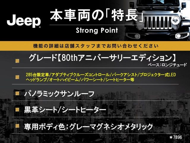コンパス80thアニバーサリー エディション 4WD