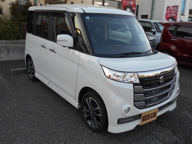 スペーシアカスタムZターボ デュアルカメラブレーキサポート 4WD