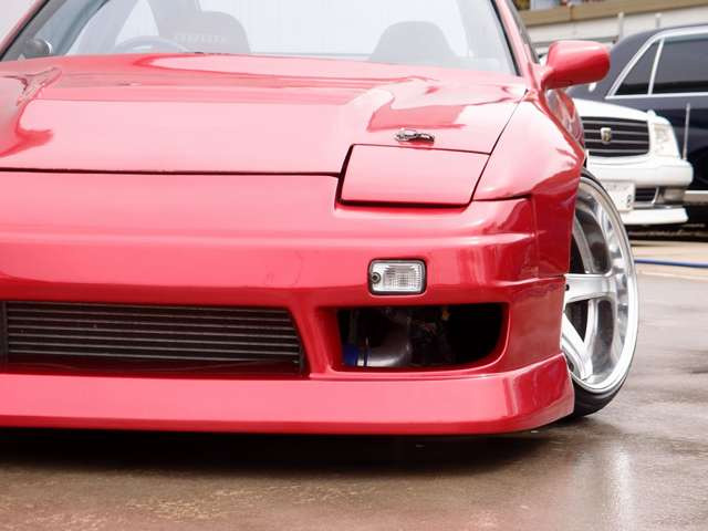 �l�C��180sx�J�X�^���ԗ��̓���!���E�I�ɗL����BN�X�|�[�c���t���G�A���ɑO��X�s���b�g��I�[�o�[�t�F���_�[�Ŕ��͂̃X�^�C��!WORK�G���[�V����T5R18AW�AHKS�ԍ����ȂǑ����̍��z�p�[�c����
