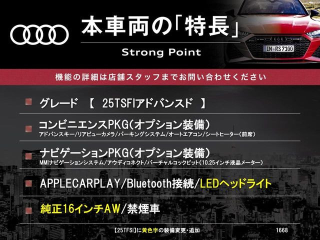 A1スポーツバック25 TFSI アドバンスド