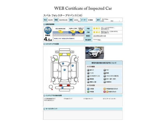フォレスター2.0 アドバンス 4WD