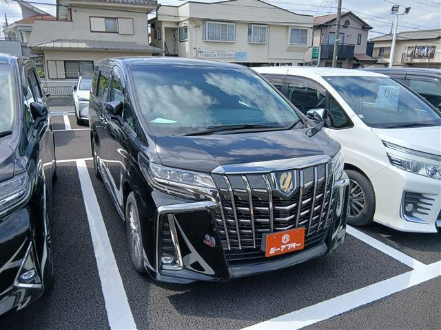 アルファード（トヨタ）ハイブリッド 2.5 S タイプゴールドII E-Four 4WD　禁煙車 純正10.5インチナビ フルセグTV 中古車画像