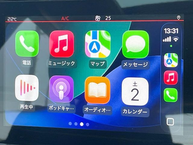 ��Apple Car Play:�X�}�z�Ƃ̗L���ڑ��ŁA�i�r�E�I�[�f�B�I�Đ��ȂǃX�}�z�̃A�v���@�\����ʂł��g����֗��@�\�ł�!