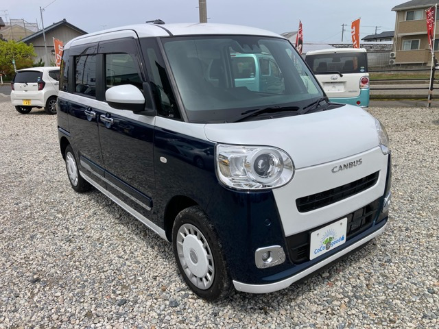 ムーヴキャンバスストライプス Gターボ ecoIDLE非装着車 4WD