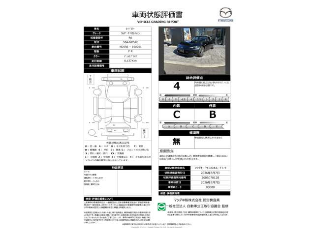 ロードスター1.5 S レザーパッケージ V セレクション