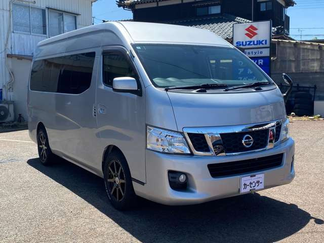 NV350キャラバンマイクロバス2.5 GX (オートスライドドア付) スーパーロング ワイド ハイルーフ ディーゼル