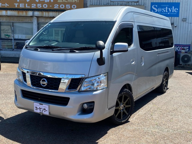 NV350キャラバンマイクロバス2.5 GX (オートスライドドア付) スーパーロング ワイド ハイルーフ ディーゼル