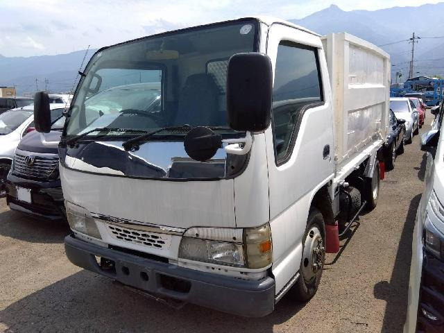 エルフ4.8 ダンプ ロング フルフラットロー ディーゼル 4WD