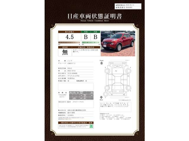 ジューク1.5 15RS タイプV