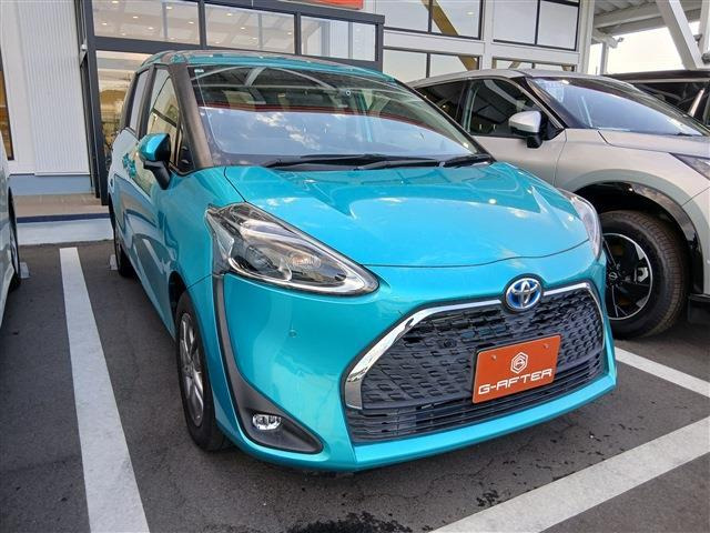 シエンタ（トヨタ）ハイブリッド 1.5 G クエロ　後期型 禁煙車 純正ナビ フルセグ 中古車画像