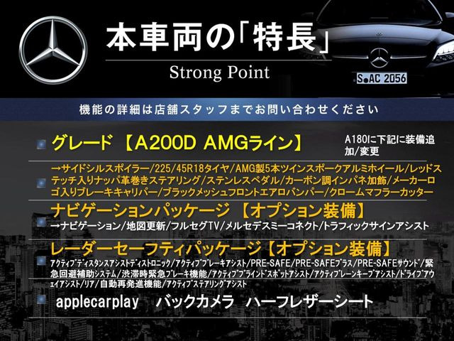 AクラスA200d AMGライン
