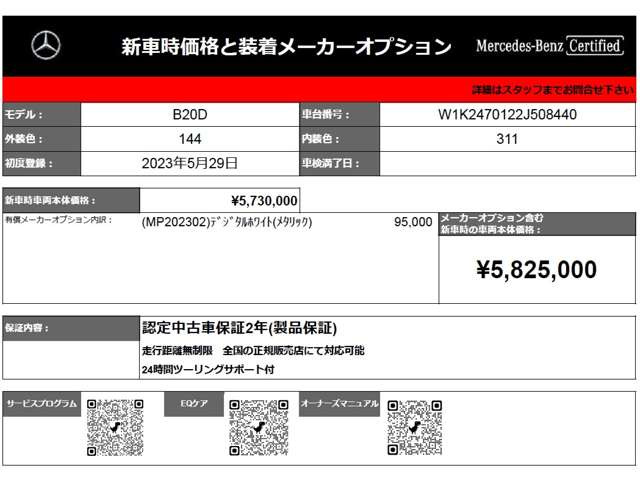 BクラスB200d