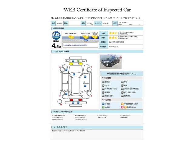 XV2.0 アドバンス 4WD