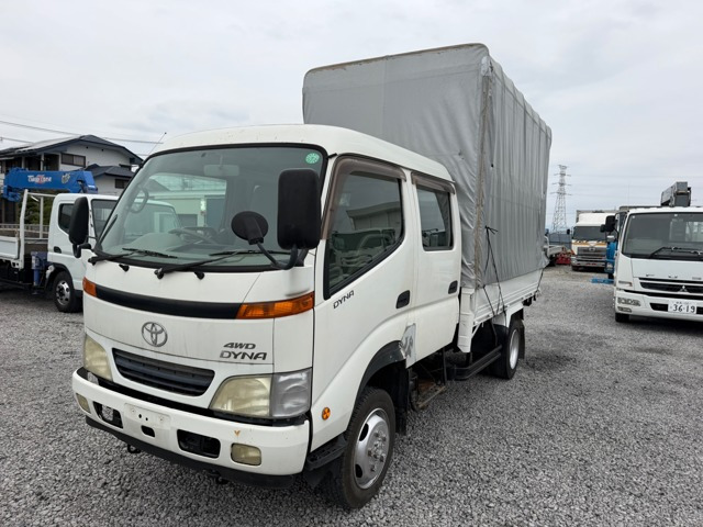 ダイナ4.6 ダブルキャブ ハイルーフ 高床 ディーゼル 4WD