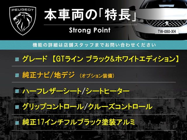 2008GTライン ブラック＆ホワイト エディション