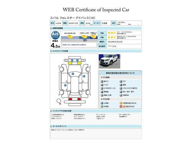 フォレスター2.0 アドバンス 4WD